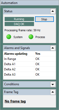 4. automation mode panel