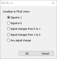 5. Conditions DAQ signal