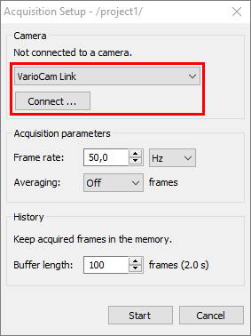 10. variocam acquisition setup