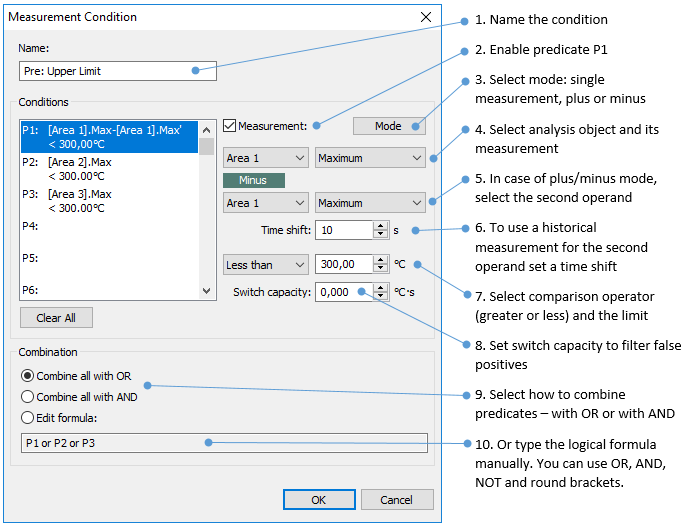 2. Conditions temperature