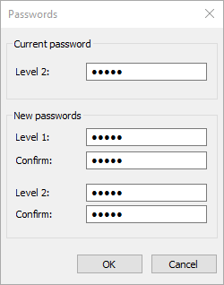 passwords dialog
