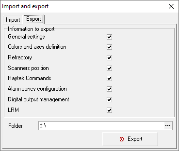 CS-DBCheck import and export